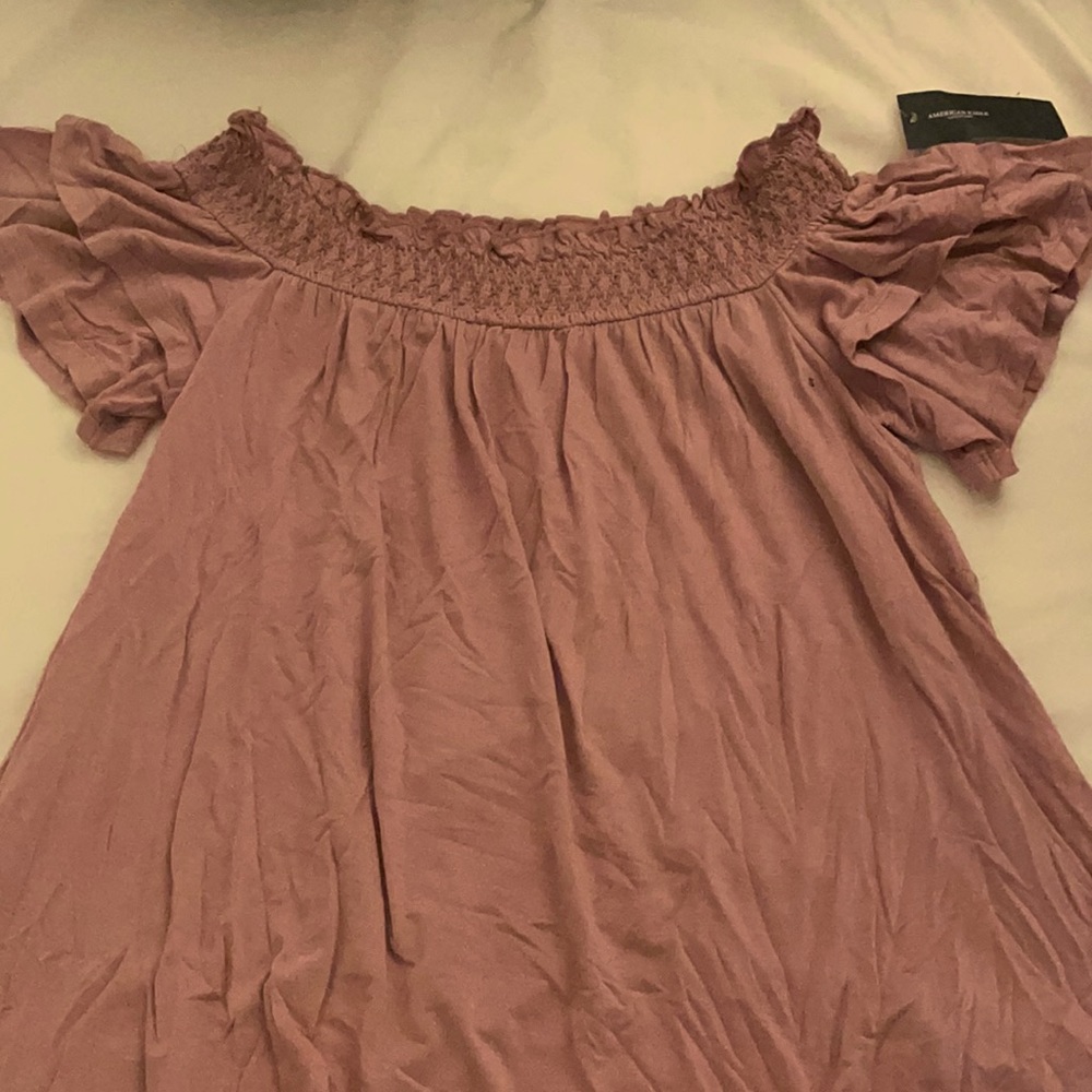 American eagle off the shoulder top